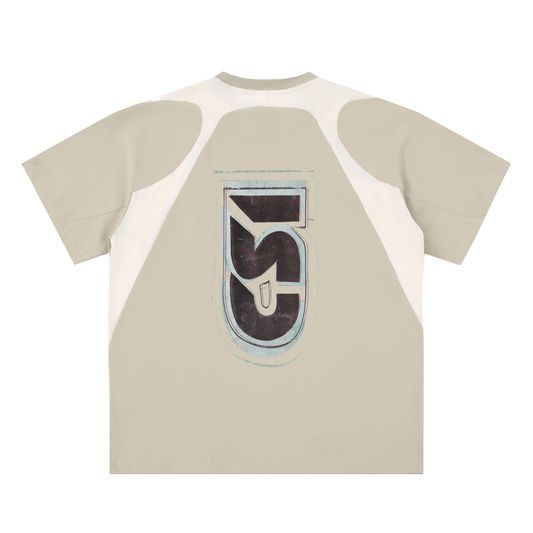 +18 Zontrast Panel Cotton T-Shirt