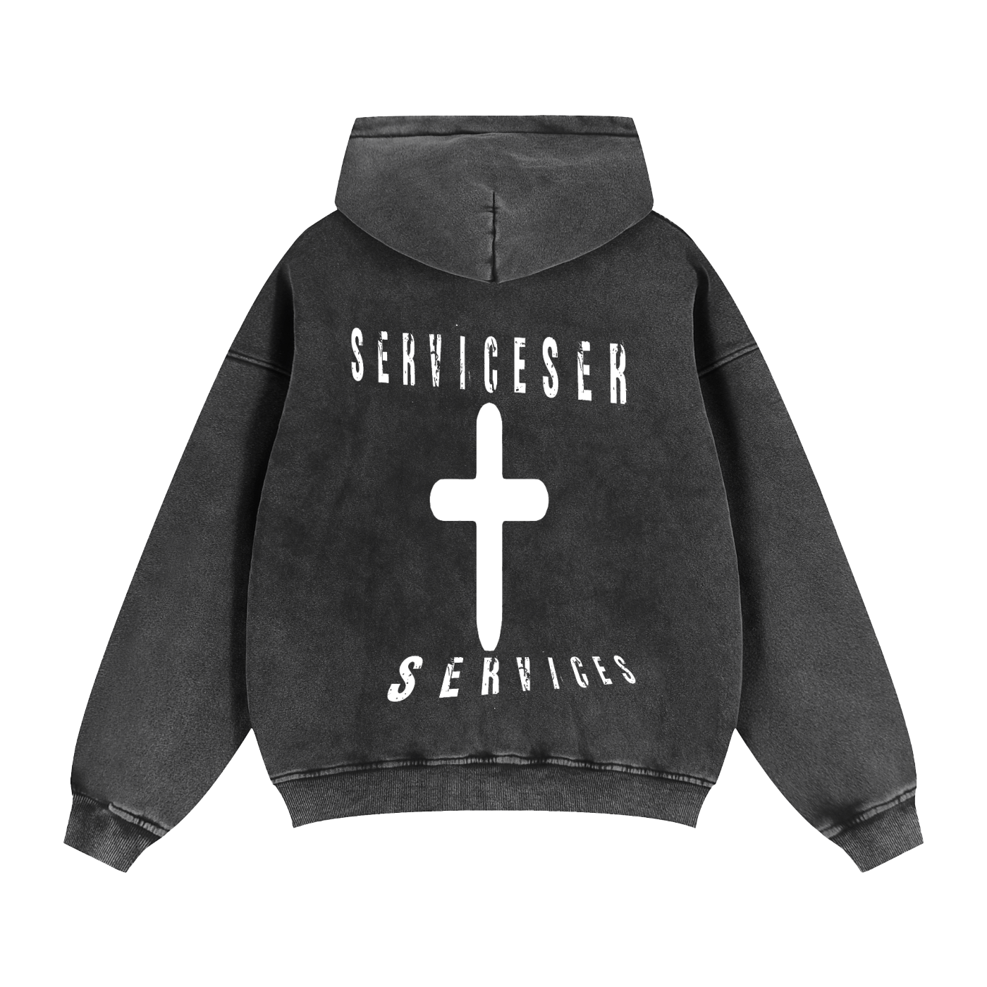 +33 6-17 Zip-Through Boxy Fleece Hoodie