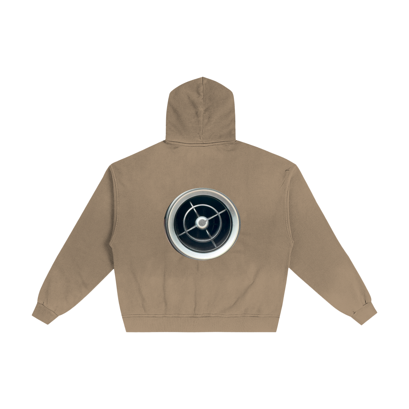 Hand-Frayed Sunfade Zip Hoodie