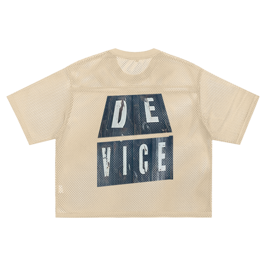 +33 6-17 See-through Boxy Net T-shirt