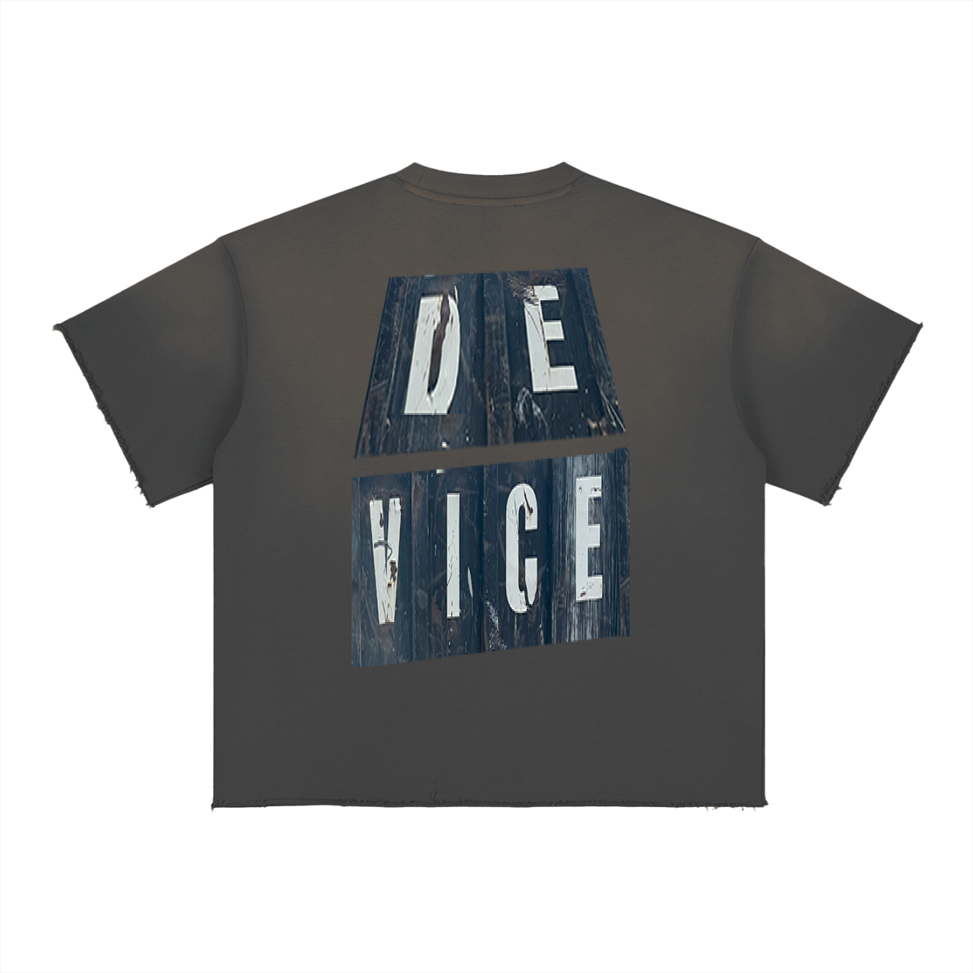 +33 6-17 Sun Fade Raw Edge T-Shirt