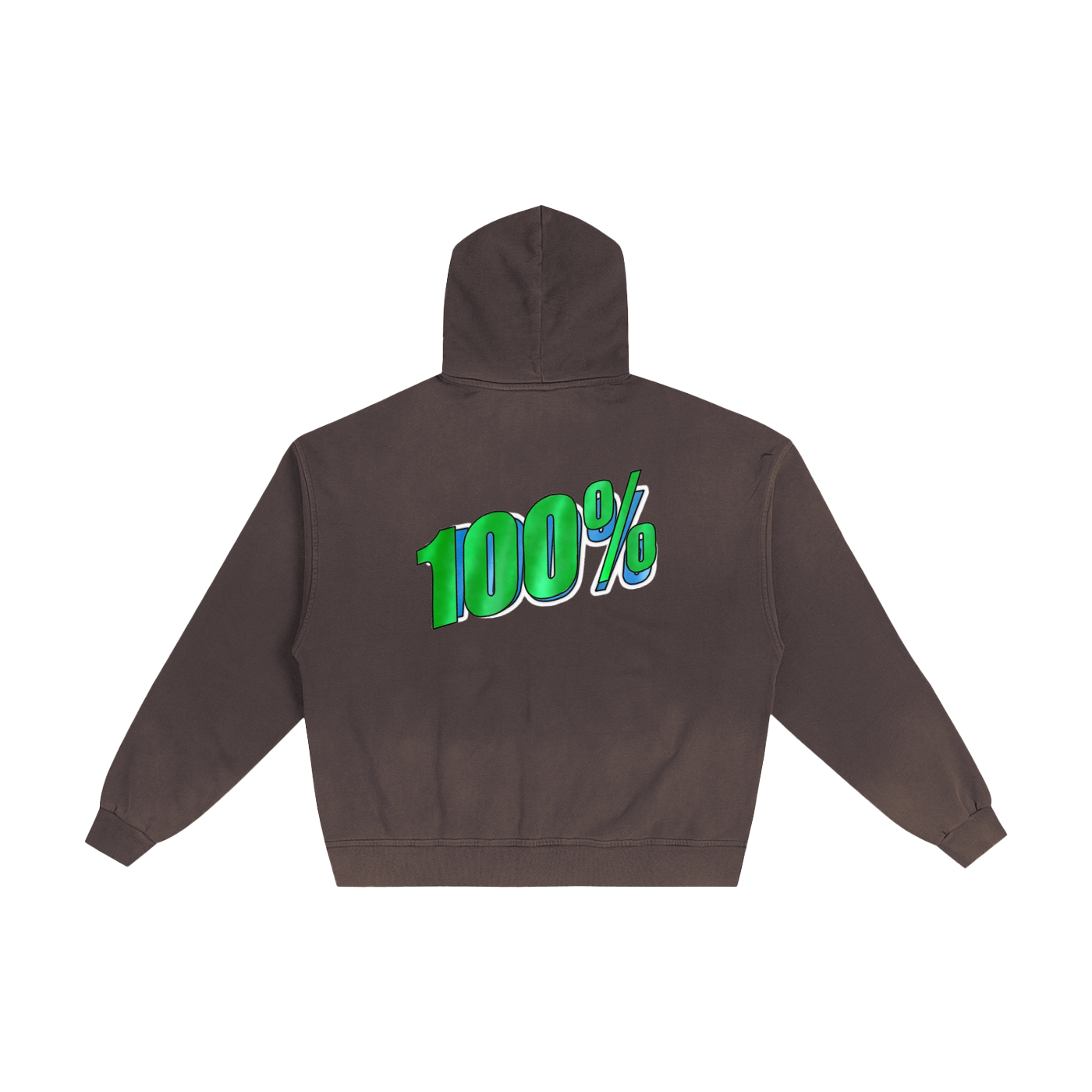 Hand-Frayed Sunfade Zip Hoodie