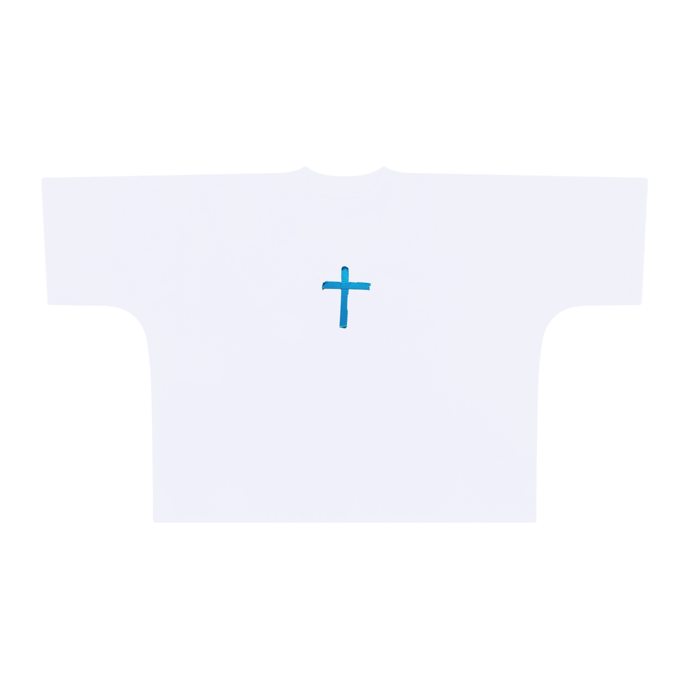 Oversize One-piece Pattern Cut Boxy Tee - 300 GSM