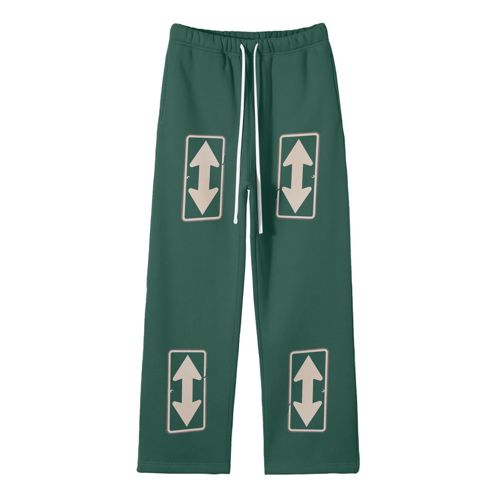 ! * ! Fleece Straight Leg Pants 626