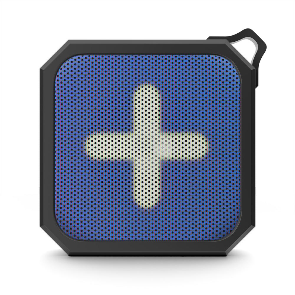 Portable Outdoor Bluetooth Speaker — Rugged Waterproof Speaker with Plus-Icon Grill