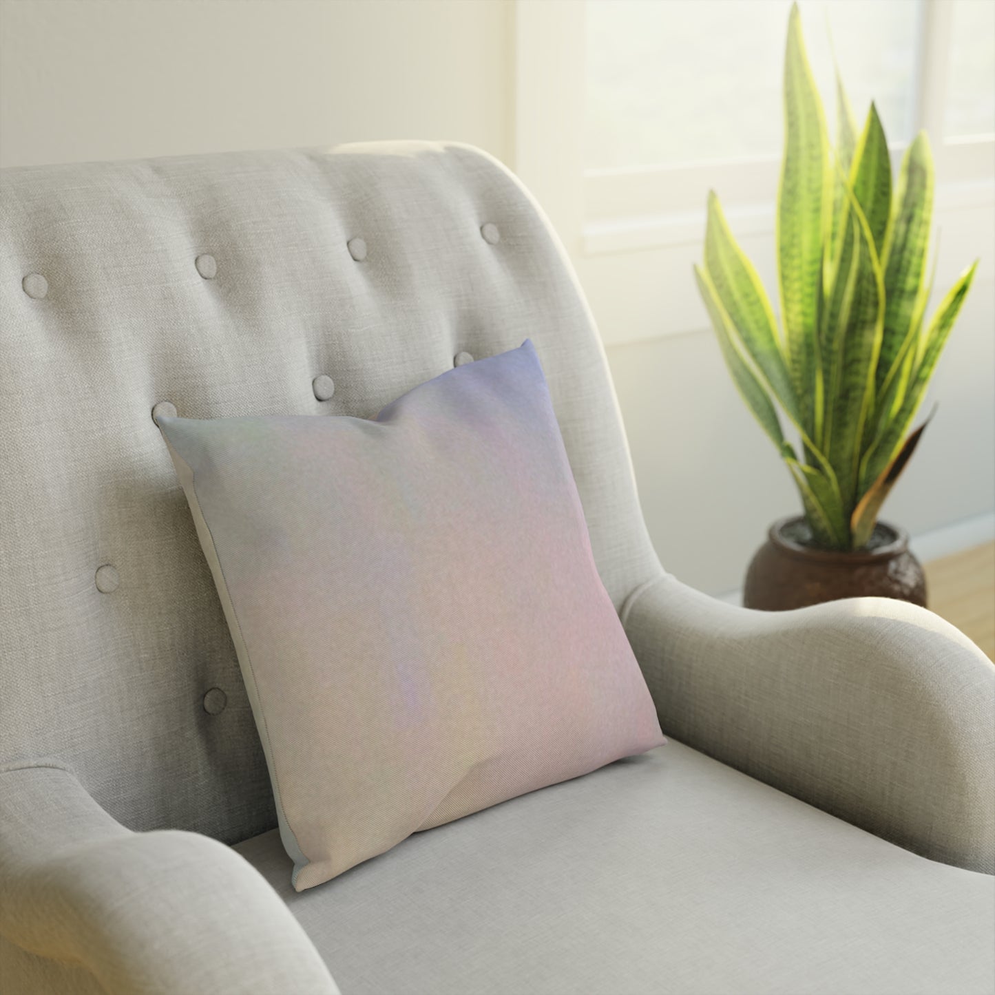 Iridescent Cushion, Decorative Pillow, Home Decor, Throw Pillow, Cozy Accent, Modern Design, Gift for Her