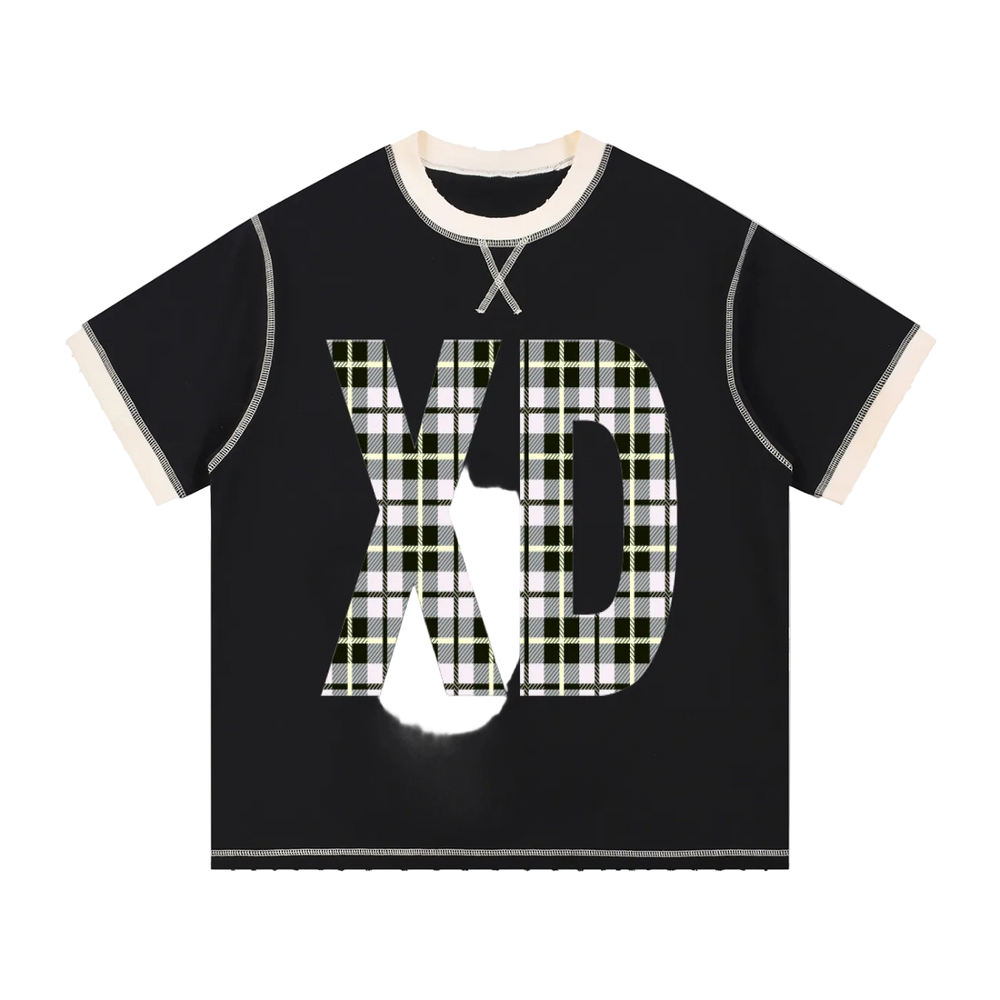 Contrast-Stitched Cotton T-Shirt