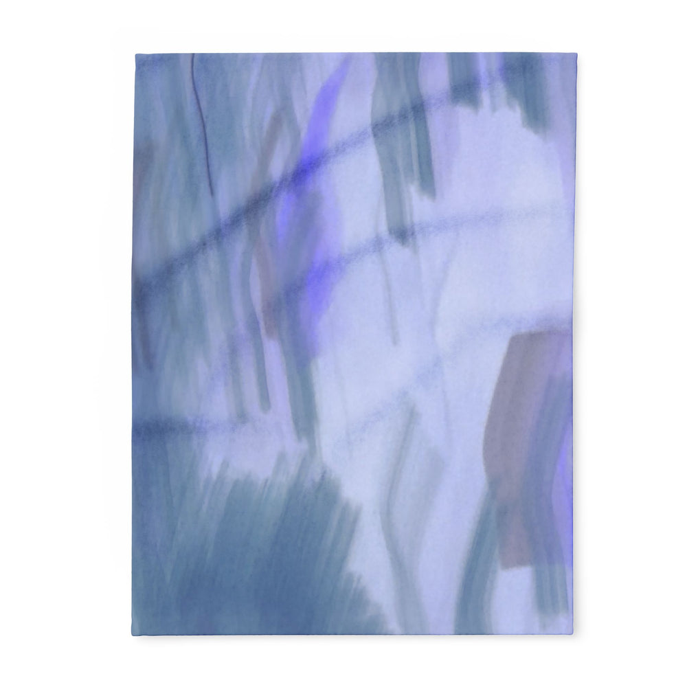 Cozy Arctic Fleece Blanket, Soft Throw Blanket, Abstract Art Gift, Home Decor, Winter Warmth, Perfect for Snuggling