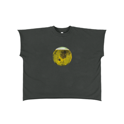 Raw Edge Boxy Non-Shrink T-Shirt