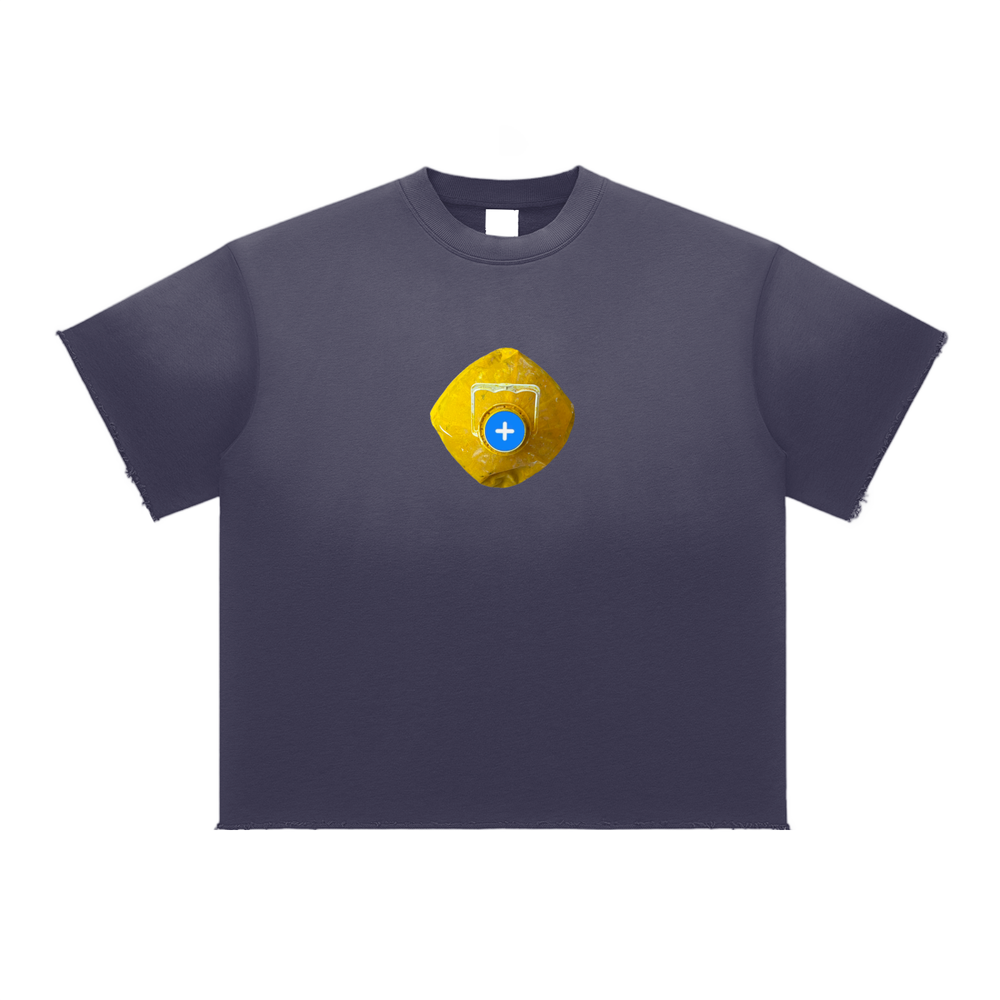 +33 6-17 Sun Fade Raw Edge T-Shirt