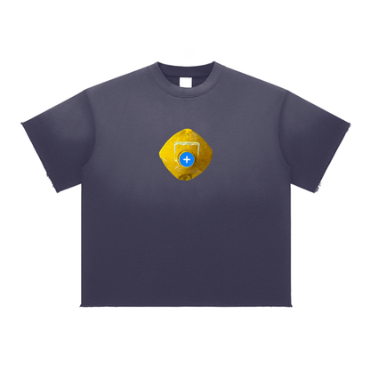 +33 6-17 Sun Fade Raw Edge T-Shirt