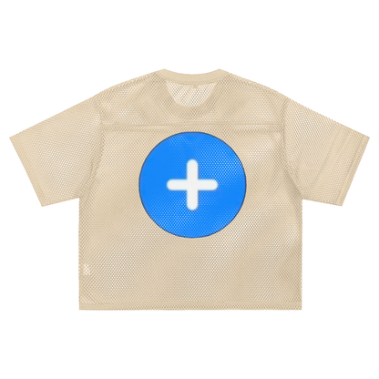 +33 6-17 See-through Boxy Net T-shirt