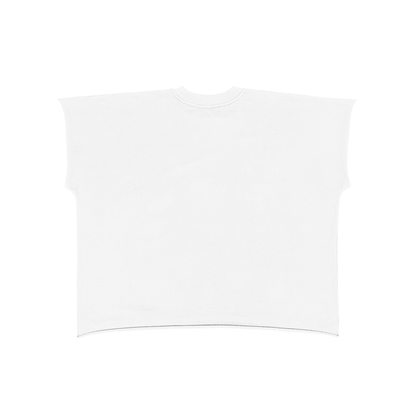 Raw Edge Boxy Non-Shrink T-Shirt