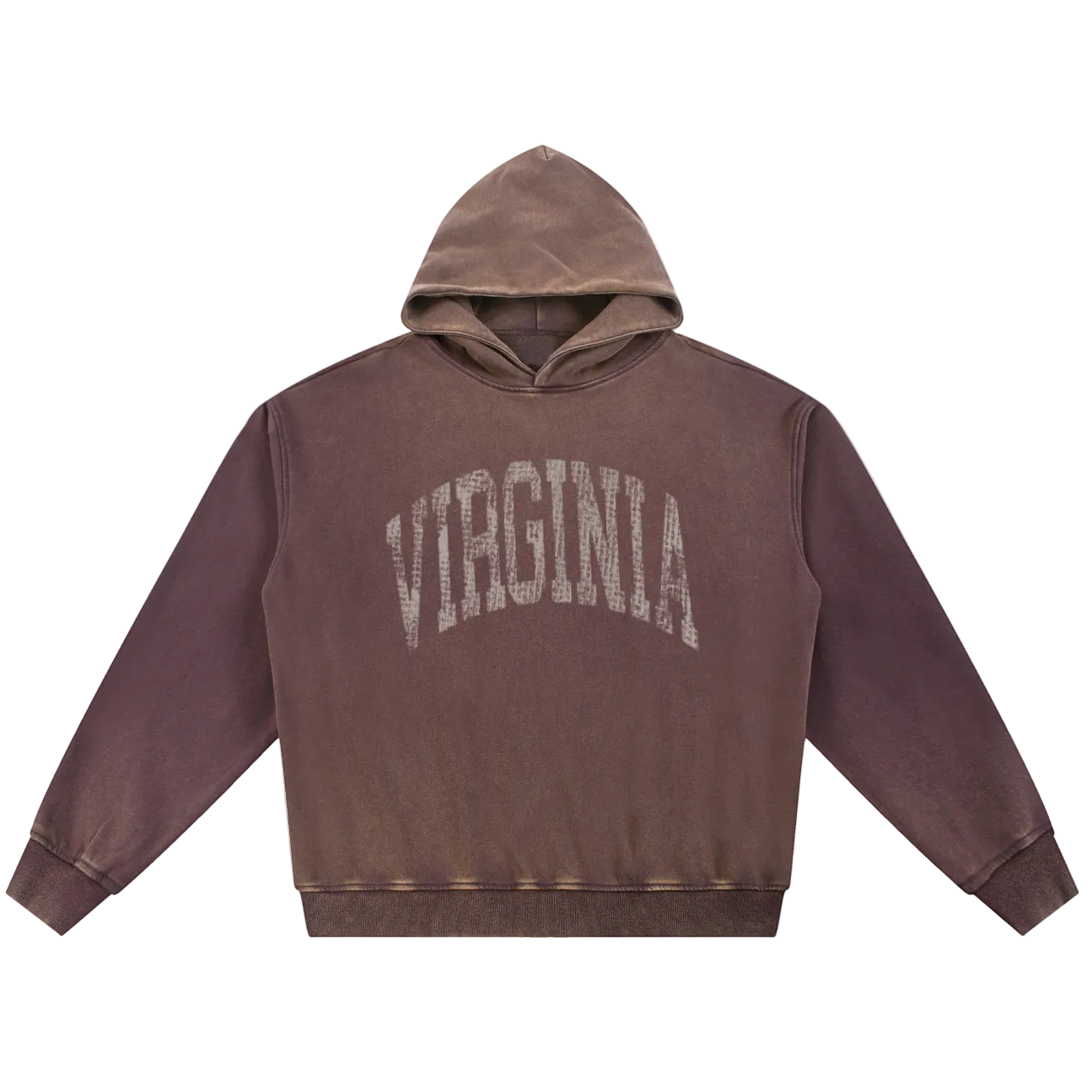 Vintage Washed Gradient Fleece Hoodie (Copy)