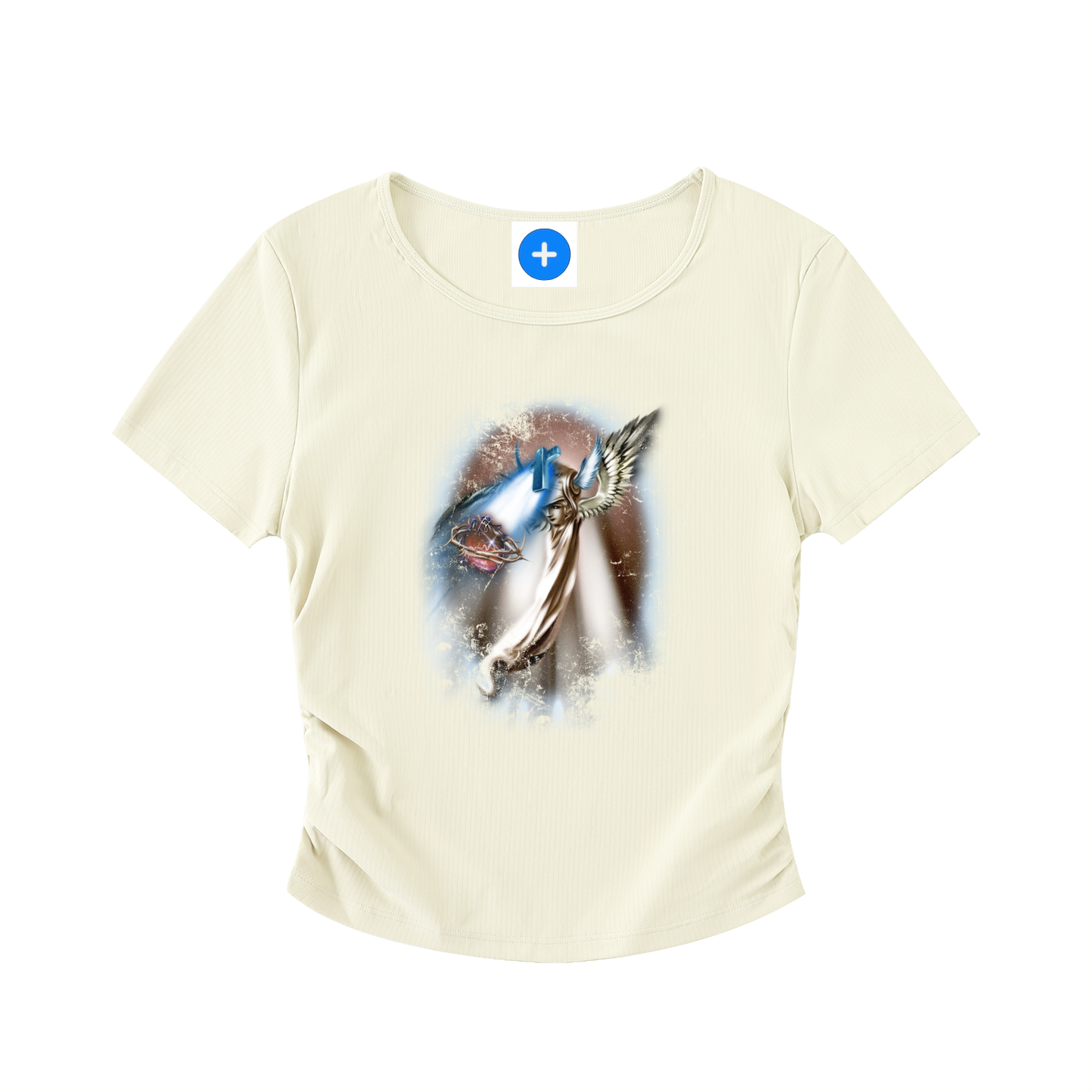 Ruched Bodycon Crop Top