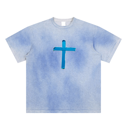 Sun Fade Hand-Painted T-Shirt