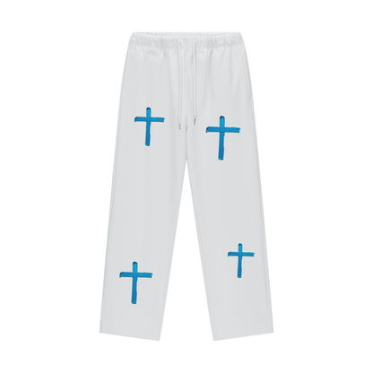 Fleece Lined Straight Leg Pants - 460 GSM