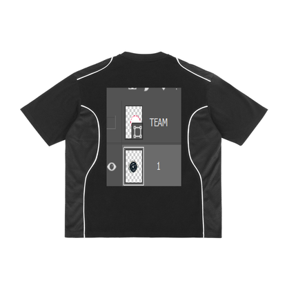 Contrast Piped Panel T-Shirt