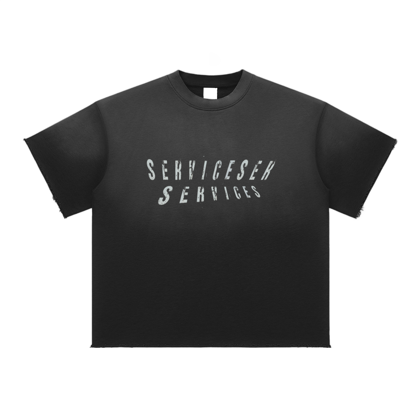 +33 6-17 Sun Fade Raw Edge T-Shirt