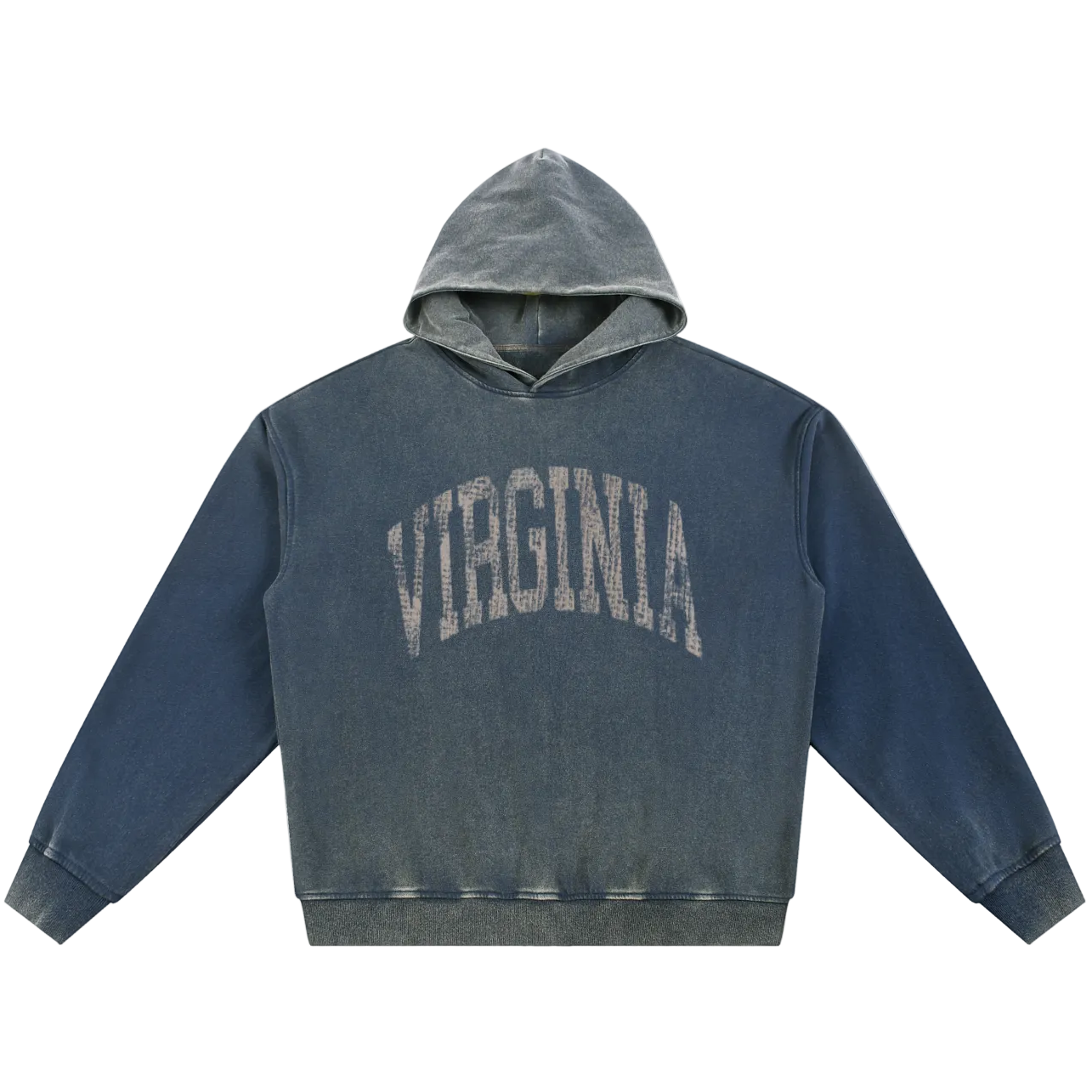 Vintage Washed Gradient Fleece Hoodie (Copy)