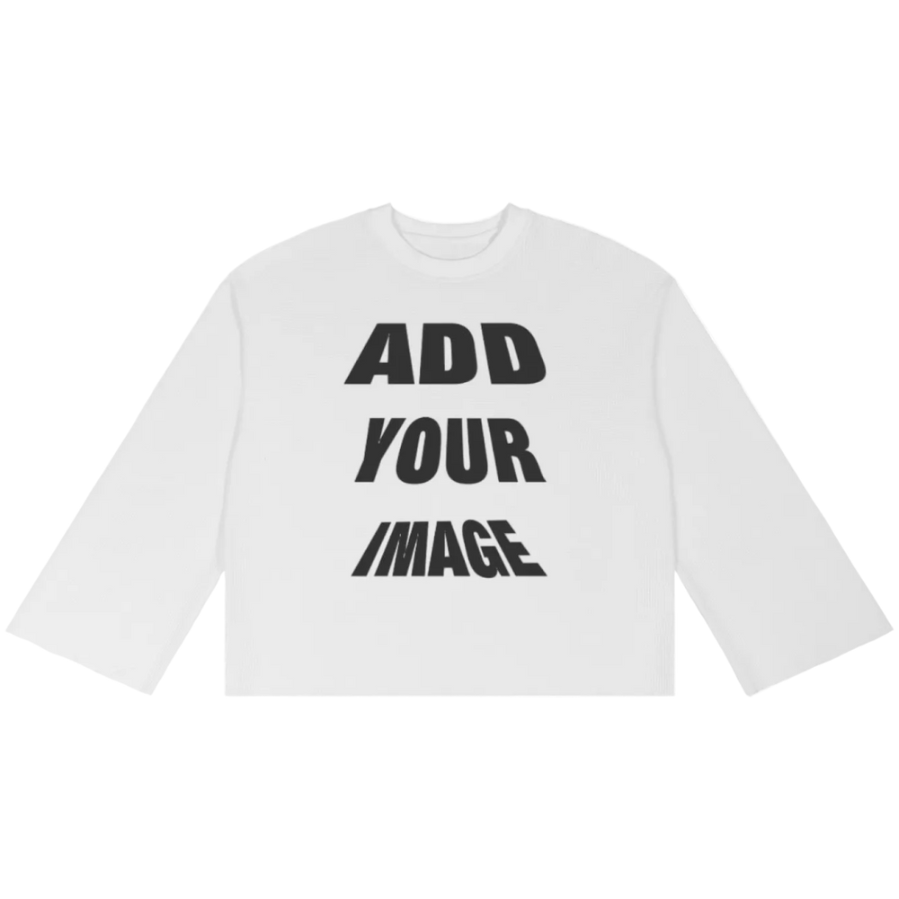 Unisex Waffle Raw Edge T-Shirt