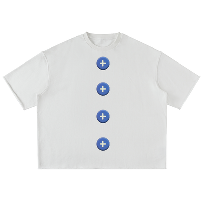 Washed Rolled Hem Half Sleeve T-Shirt