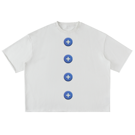 Washed Rolled Hem Half Sleeve T-Shirt