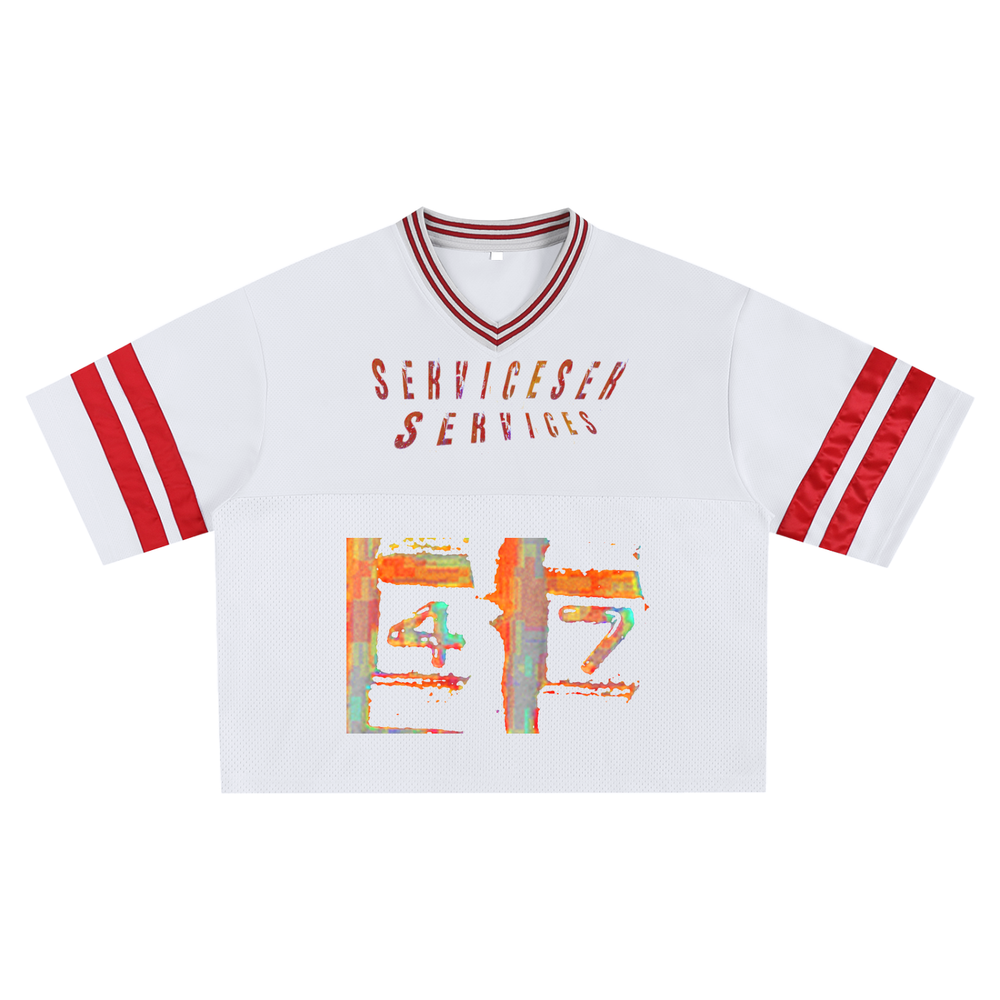 +33 6-17 Taped Mesh Boxy T-shirt