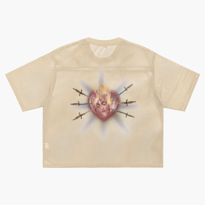 See-through Boxy Net T-Shirt