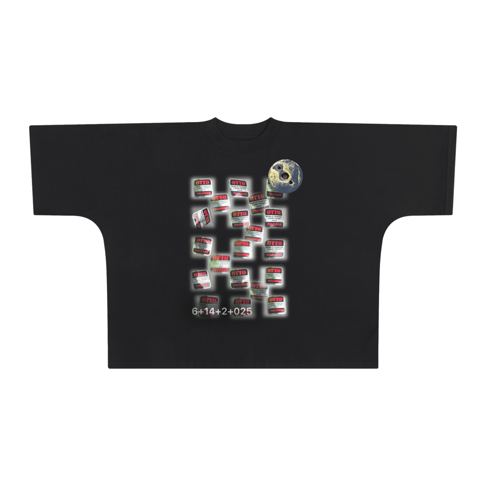 Oversize One-piece Pattern Cut Boxy Tee - 300 GSM