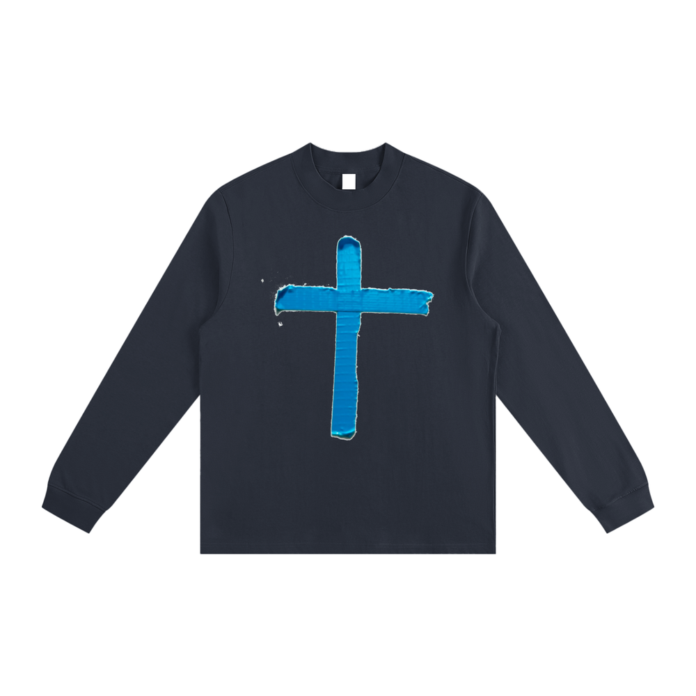 Essential Non-Shrink Mock Neck Sweatshirt