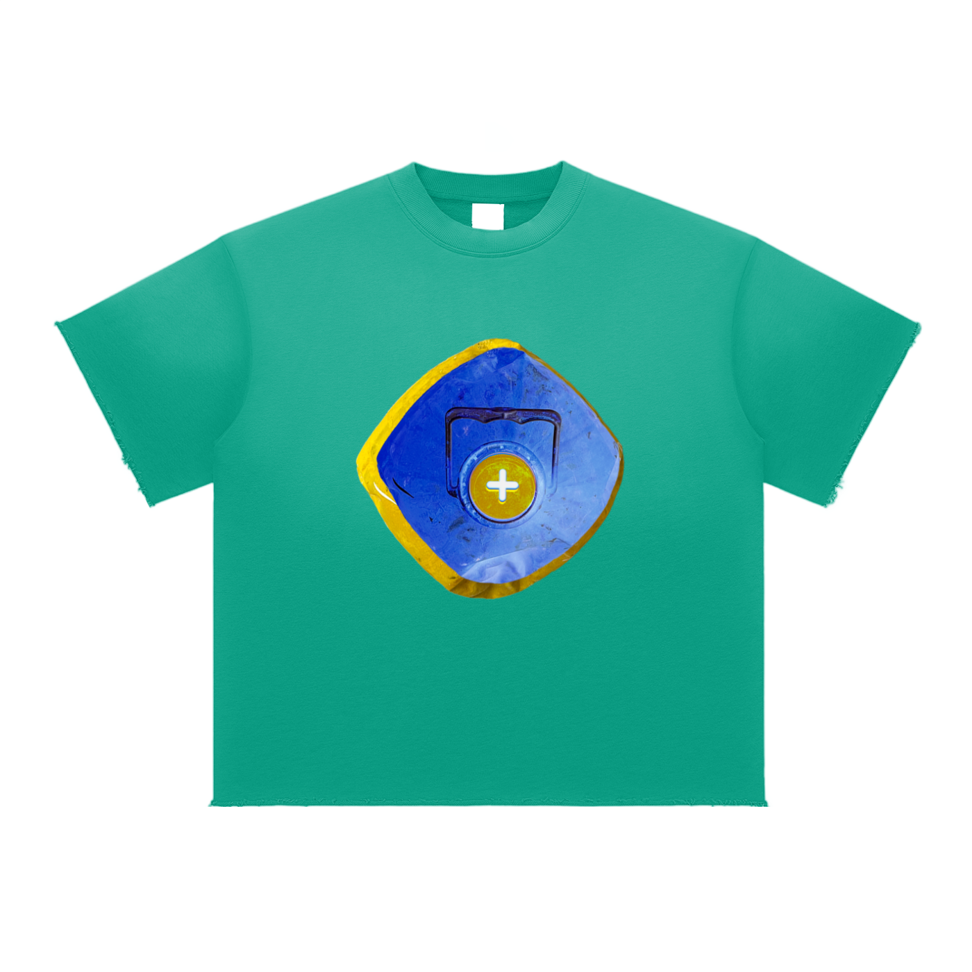 +33 6-17 Sun Fade Raw Edge T-Shirt