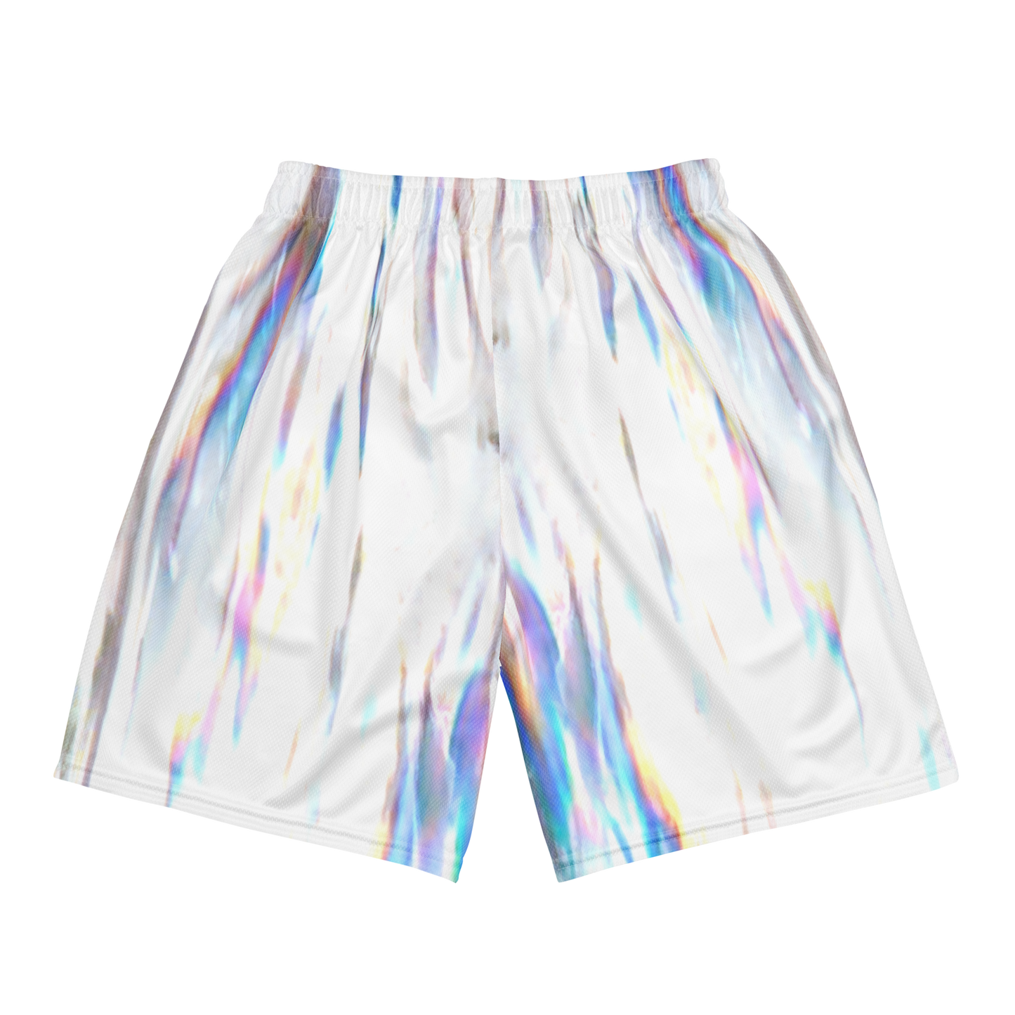 ! + a - 6-23 pool glow white shorts
